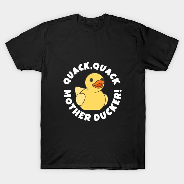 I Love Duck Quack Cute Ducky T-Shirt gift T-Shirt by Lomitasu